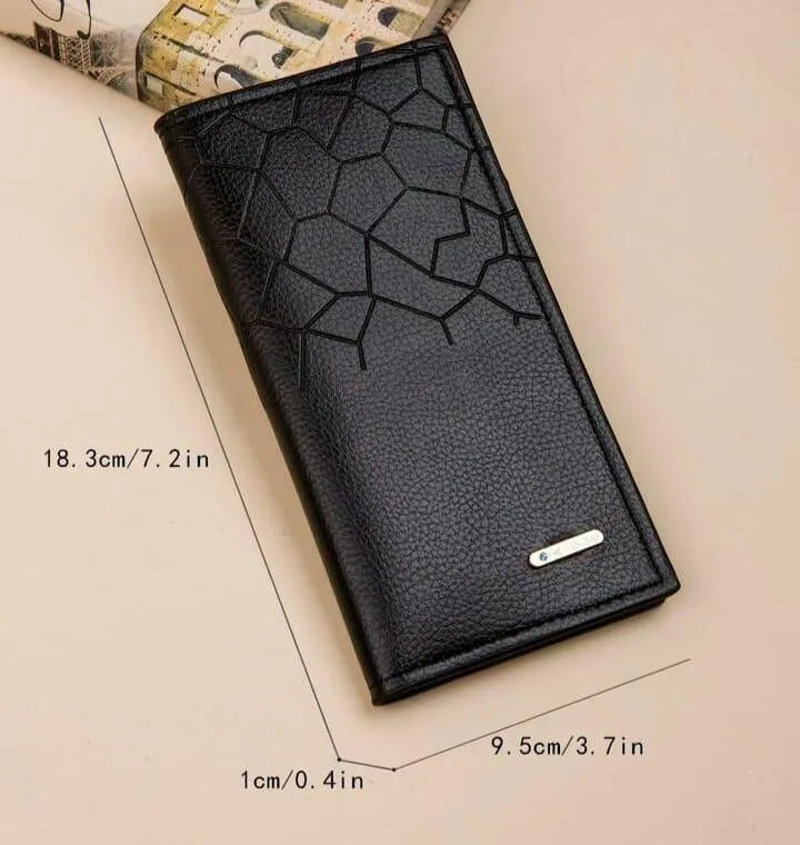 Men's Leather Wallet Honeycomb Multicolor