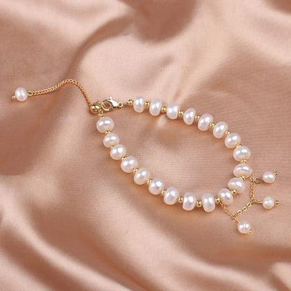 Pearl Beaded Adjustable Bracelet for Daily Wear