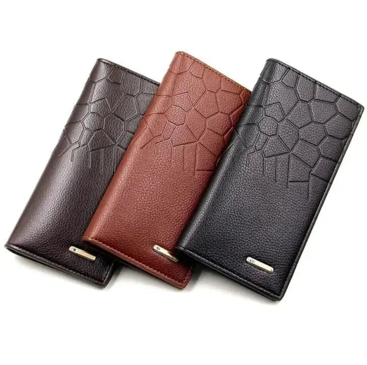 Men's Leather Wallet Honeycomb Multicolor