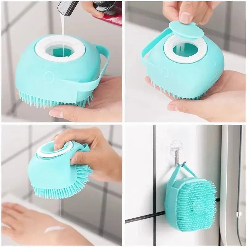 Silicone Bath Brush for Body & Shower Use