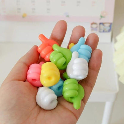 Silicone Thumb Hooks for Cable Management